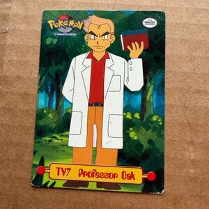 Pokemon Topps TV7 Professor Oak Character Card